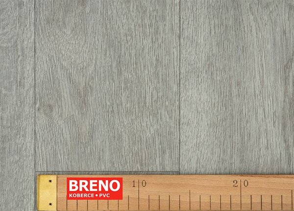 Breno PVC POLARIS Monterey Oak 976M – šedé dřevo, šíře 400 cm