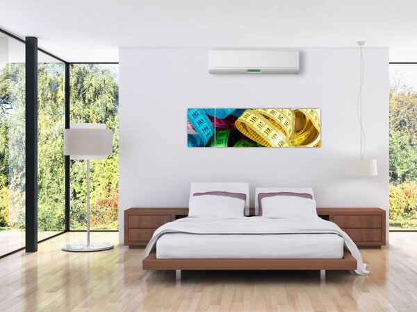 Obraz barevných metrů (170x50 cm)