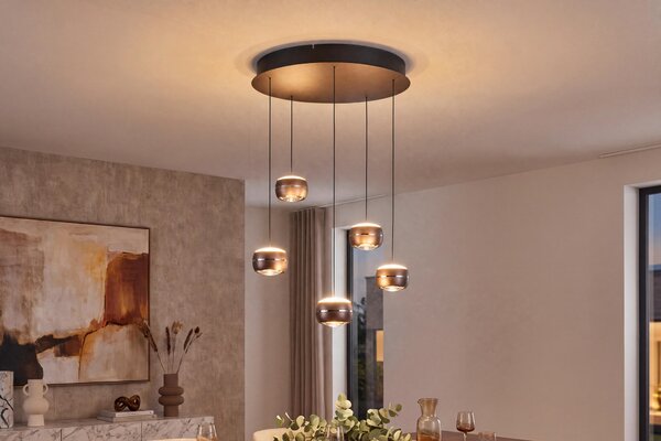 ZÁVĚSNÉ LED SVÍTIDLO, 52,5/180 cm Dieter Knoll - Závěsná LED svítidla