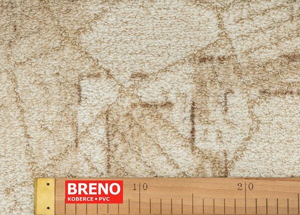 Breno Metrážový koberec BOSSANOVA 32, šíře 400 cm, Béžová