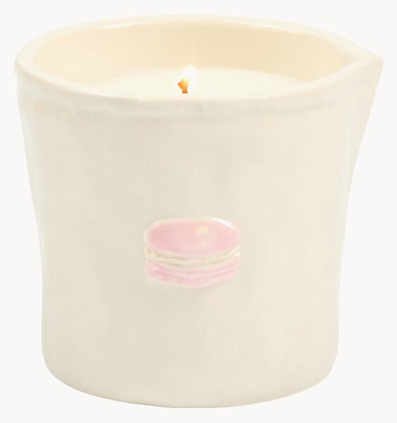 Keramická vonná svíčka Macaron (jantar, pistácie)