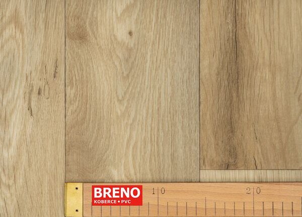 Breno PVC POLARIS Cameo 616M – světlé dřevo, šíře 400 cm