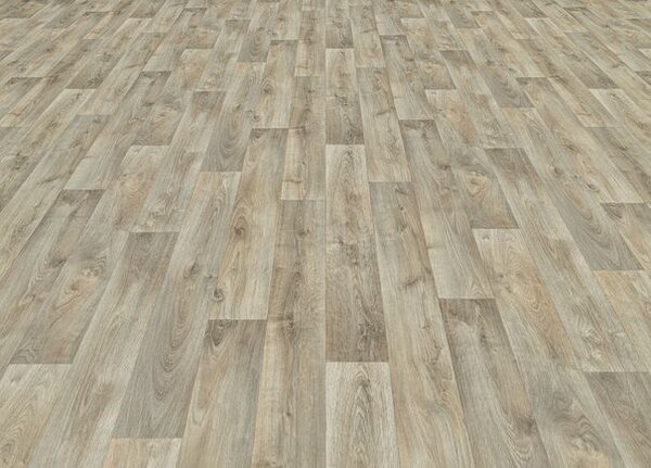 Breno PVC SUPERTEX Tavel 594 – šedé dřevo, šíře 400 cm
