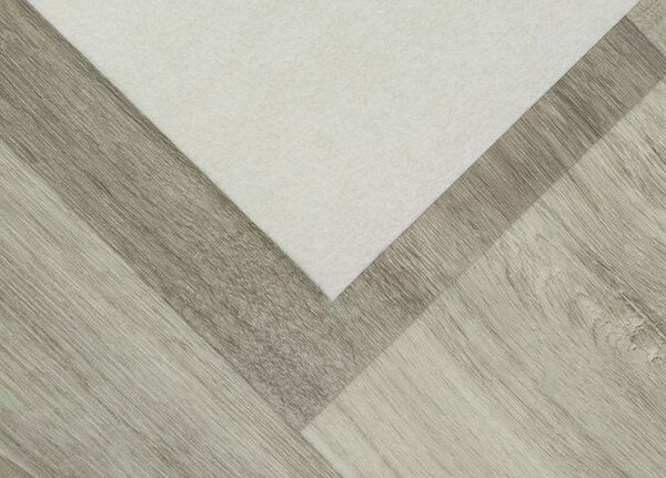 Breno PVC PURETEX Lime Oak 096L – šedé dřevo, šíře 400 cm