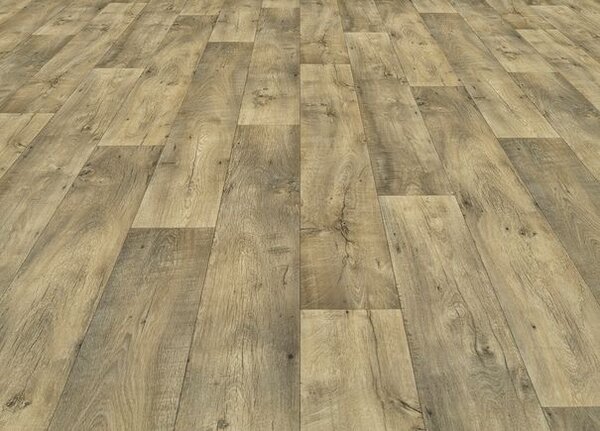 Breno PVC TOPTEX Valley Oak 162M – hnědé dřevo, šíře 400 cm