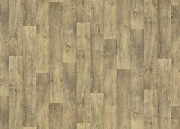 Breno PVC TOPTEX Valley Oak 162M – hnědé dřevo, šíře 400 cm