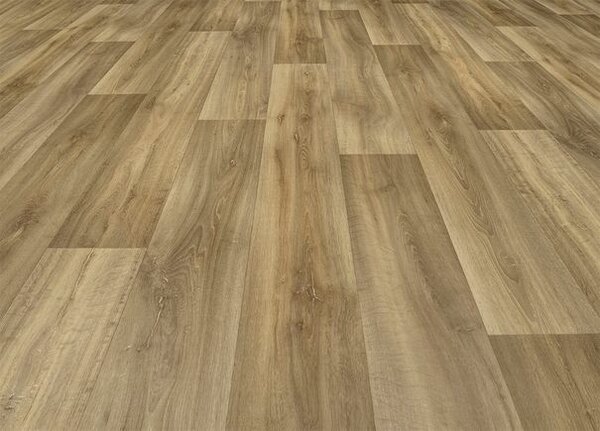 Breno PVC PURETEX Lime Oak 613M – hnědé dřevo, šíře 400 cm