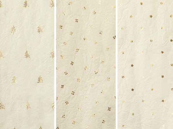 Garden Trading Sada balicích papírů Maddox Warm White - 3 ks GAT172