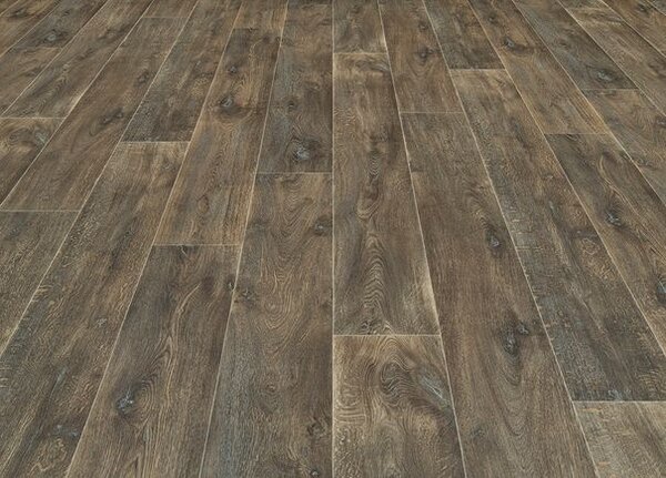 Breno PVC TOPTEX Texas Oak 620D – tmavě hnědé dřevo, šíře 500 cm