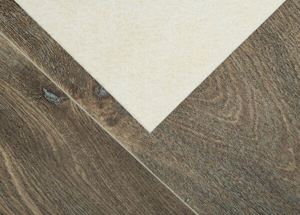 Breno PVC TOPTEX Texas Oak 620D – tmavě hnědé dřevo, šíře 500 cm