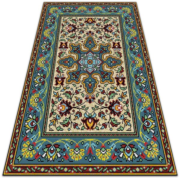 Krásný venkovní koberec Barevné geometrické vzory