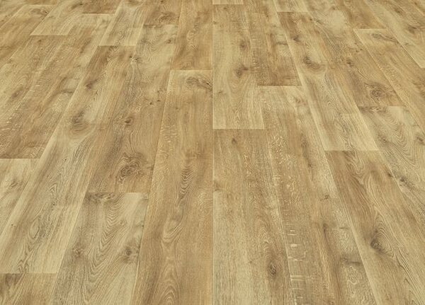 Breno PVC BLACKTEX Texas Oak 136L – světle hnědé dřevo, šíře 400 cm