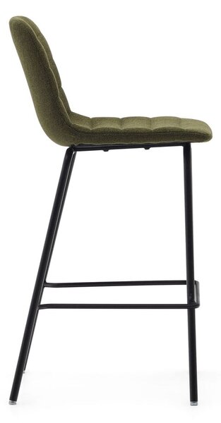 Tmavě zelené barové židle v sadě 2 ks 92,5 cm Zunilda – Kave Home