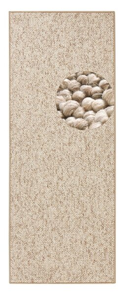 Světle hnědý běhoun 80x200 cm Wolly – BT Carpet