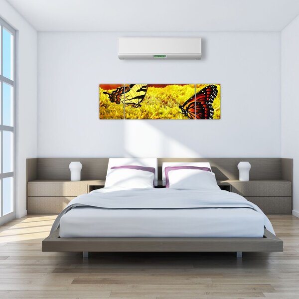 Obraz motýlů (170x50 cm)