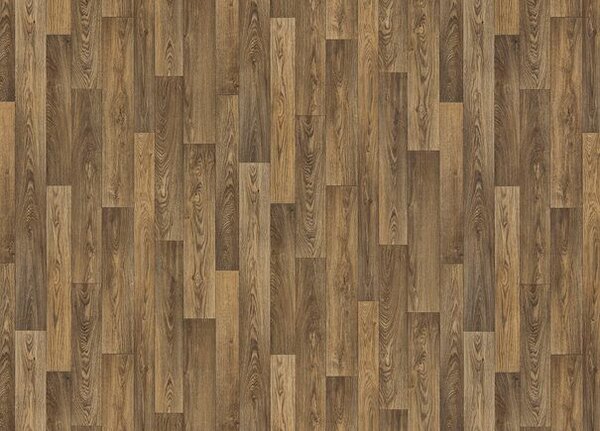 Breno PVC CARBONTEX Granero 546 – tmavé dřevo, šíře 200 cm
