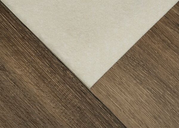 Breno PVC PURETEX Lime Oak 661D – tmavé dřevo, šíře 400 cm