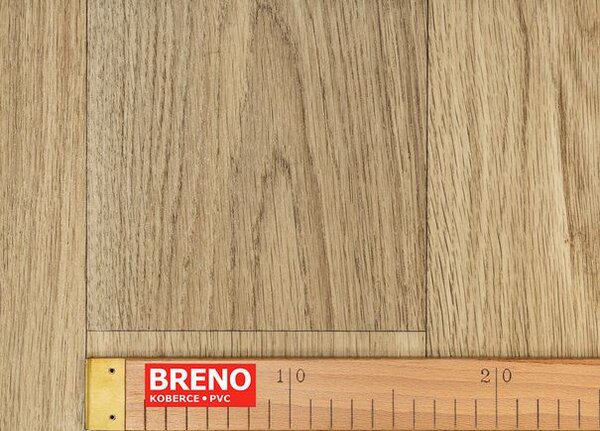 Breno PVC QUINTEX Gambel Oak 116M – hnědé dřevo, šíře 400 cm