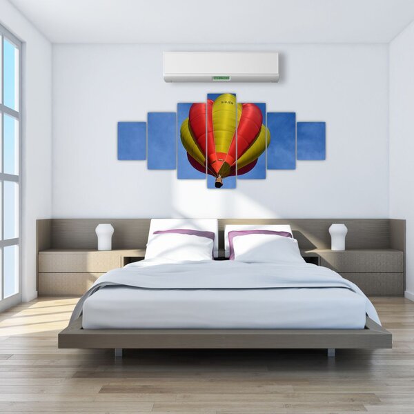 Obraz létajícího balónu (210x100 cm)