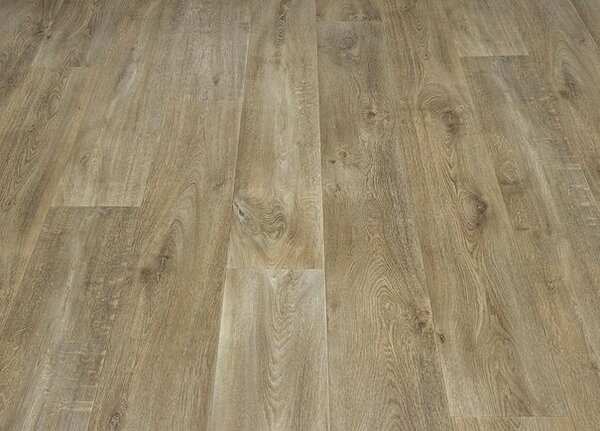 Breno PVC BLACKTEX Texas Oak 609M – tmavé dřevo, šíře 200 cm