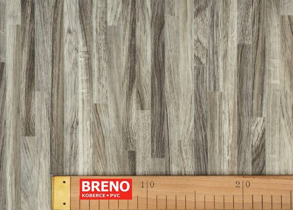 Breno PVC TOPTEX Line Oak 906L – šedé dřevo, šíře 500 cm