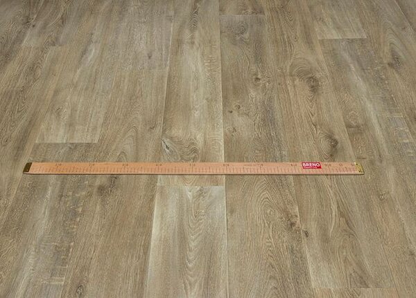 Breno PVC BLACKTEX Texas Oak 609M – tmavé dřevo, šíře 200 cm