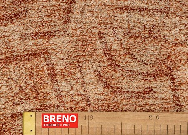 Breno Metrážový koberec BELLA/ MARBELLA 53, šíře 400 cm, Oranžová