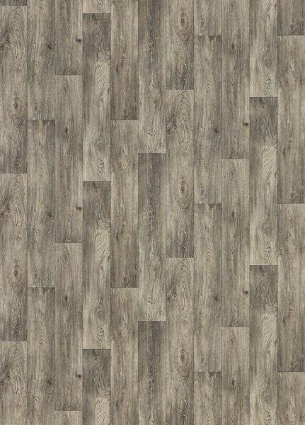 Breno PVC TOPTEX Aged Oak 967M – tmavé dřevo, šíře 500 cm