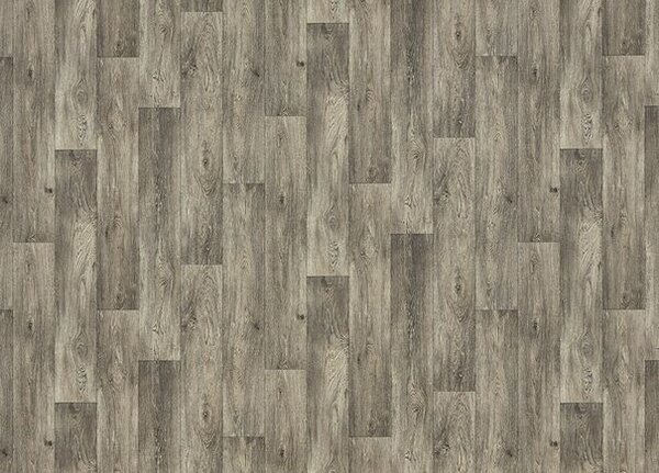 Breno PVC TOPTEX Aged Oak 967M – tmavé dřevo, šíře 500 cm