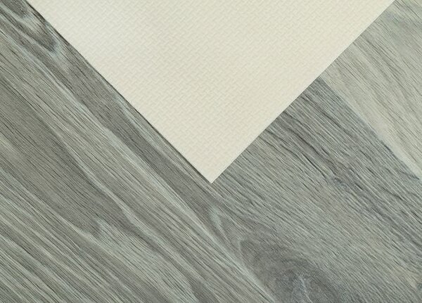 Breno PVC POLARIS Fumed Oak 990D – šedé dřevo, šíře 400 cm