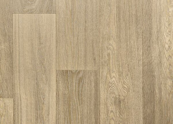 Breno PVC SMARTEX Pure Oak 160M – světlé dřevo, šíře 200 cm