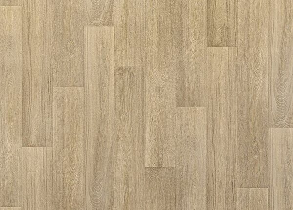 Breno PVC SMARTEX Pure Oak 160M – světlé dřevo, šíře 200 cm