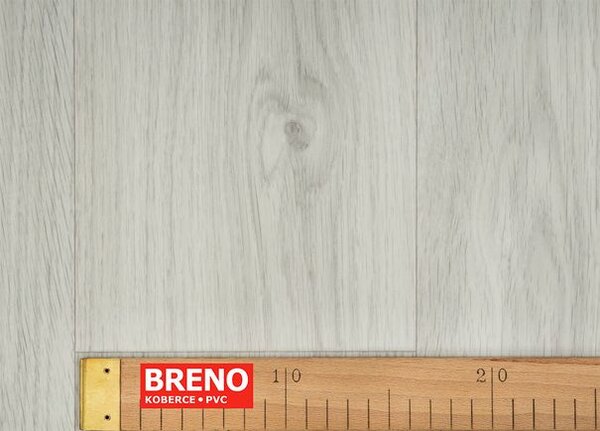 Breno PVC QUINTEX Gambel Oak 110L – světle šedé dřevo, šíře 400 cm