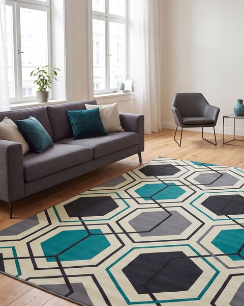 Koberec GIRESUN Vícebarevná 140 x 200 cm