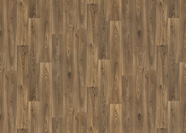 Breno PVC QUINTEX Gambel Oak 669D – tmavě hnědé dřevo, šíře 400 cm