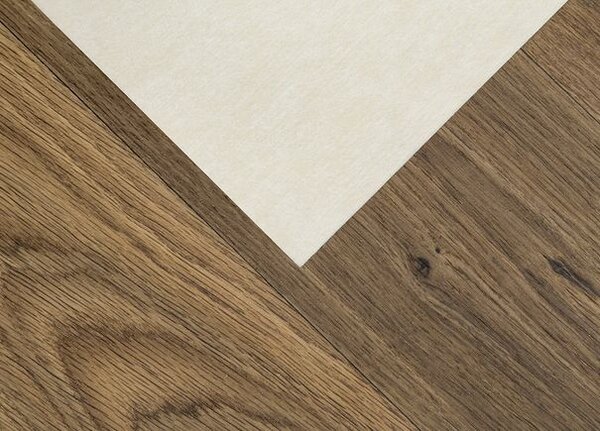 Breno PVC QUINTEX Gambel Oak 669D – tmavě hnědé dřevo, šíře 400 cm