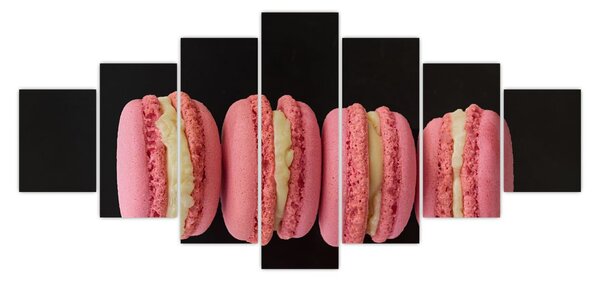 Obraz makronek (210x100 cm)