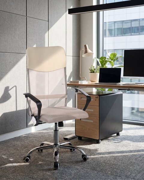 Kancelářská židle DESIGN Béžová