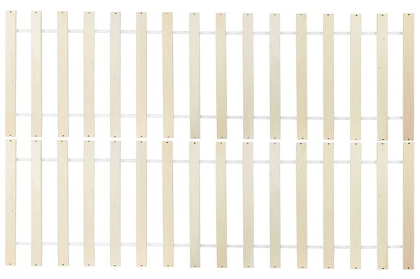 Postel se 4 zásuvkami OLENDON Borovicové dřevo Bílá 120 x 200 cm