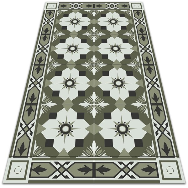 Krásný venkovní koberec Kachlová geometrický vzor