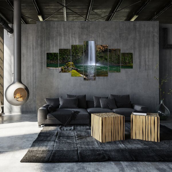 Obraz vodopádů (210x100 cm)