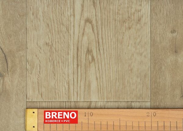 Breno PVC QUATROTEX Annapurna 536 – světle hnědé dřevo, šíře 400 cm