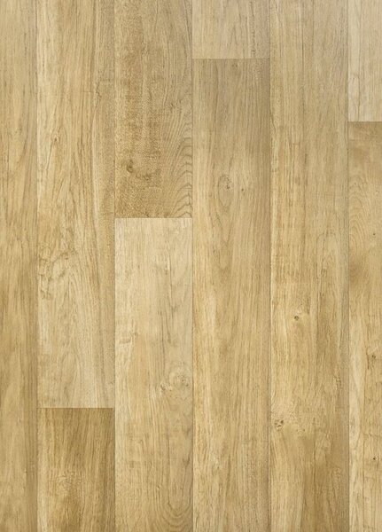 Breno PVC TRENTO Chalet Oak 066L – světle hnědé dřevo, šíře 400 cm