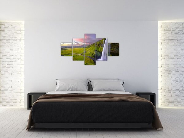 Obraz vodopádů (125x70 cm)