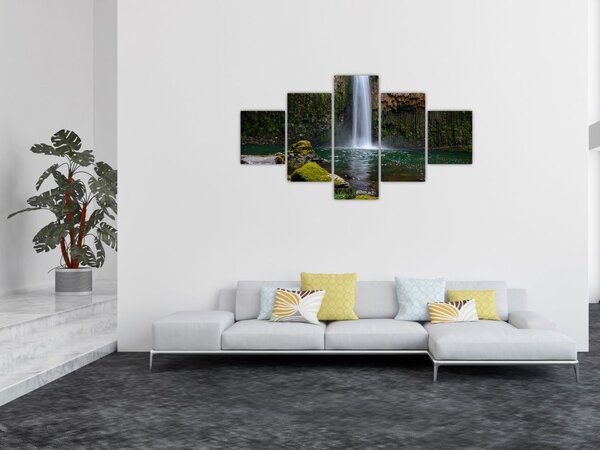 Obraz vodopádů (125x70 cm)