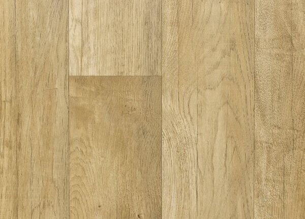 Breno PVC TRENTO Chalet Oak 066L – světle hnědé dřevo, šíře 400 cm