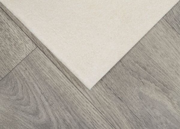 Breno PVC SUPERTEX Helsinki 597 – šedé dřevo, šíře 400 cm