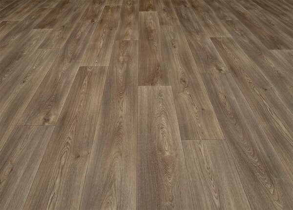 Breno PVC BLACKTEX Columbian Oak 649M – tmavě hnědé dřevo, šíře 400 cm