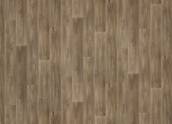 Breno PVC BLACKTEX Columbian Oak 649M – tmavě hnědé dřevo, šíře 400 cm