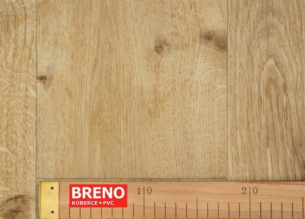 Breno PVC POLARIS Sweet Oak 661M – světlé dřevo, šíře 400 cm